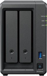 Macierz dyskowa Synology DiskStation serwer danych NAS kompaktowy Ryzen Embedded R1600 4 GB DDR4 0 TB DSM czarny (DS725NEO+)
