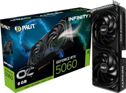 Karta graficzna Palit GeForce RTX 5060 Infinity 2 OC V1 8GB GDDR7 DLSS4 (NE75060V19P1-GB2051L)