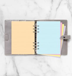 Filofax A5 Arkusz notatnikowy Liniowany Pastel213x149x4mm 0,06kg (1 szt.) (340508)