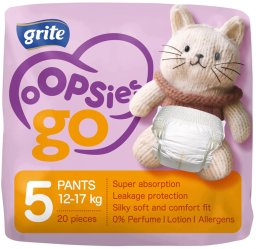 Grite Pant OOPSIES GO SIZ5 12-17KG 20PCS