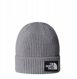 The North Face Logo Box Beanie szary One size (NF0A8CHEDYY1)
