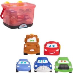 Bkids Cars Wiaderko z figurkami do kąpieli