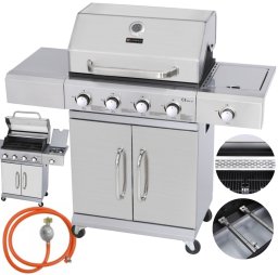 Landgraf Grill gazowy ogrodowy termometr 13,7 kW TRIPLE PORK (LG02)