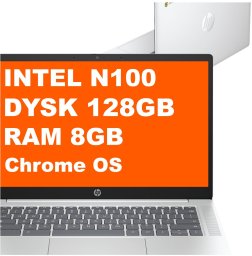Laptop HP Chromebook 14a-nf0005nax N100 / 8GB / 128GB / ChromeOS (D77FYEA)