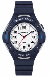 Zegarek Xonix Zegarek CAU-005A młodzieżowy wskazówkowy granatowy 46 mm .