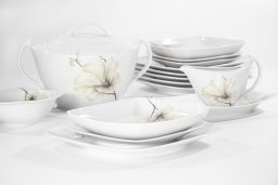 Chodzież Serwis obiadowy Akcent Magnolia G463 12 os. 44 el. gł. 18,5 cm (2044579D2G463)