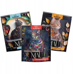 MAU Karma suszona dla kota mix smaków 3 x 700 g