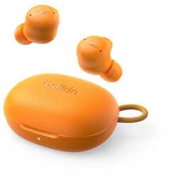 Słuchawki Belkin Soundform Isolate Noise Cancel. In-Ear orange (AUC017HQOG)