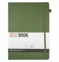 Sakura Ruled hard cover notebook A4, Pine Needle (ROY-94146905)