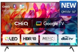 Telewizor CHiQ U50QM10V QLED 50" 4K Ultra HD Google TV