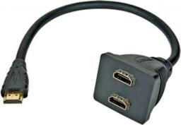  PremiumCord HDMI HDMI x2, 0.3m, Czarny (kphdma-6)