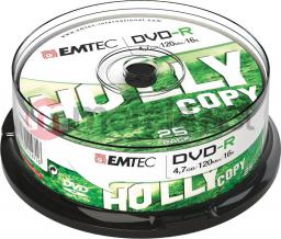  Emtec DVD-R 4.7 GB 16x 25 sztuk (ECOVR472516CB)