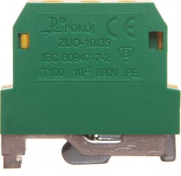  Ergom Złączka szynowa ochronna 10mm2 żółto-zielona ZUO 10/35 R33RA-01020100423