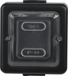  Timex LOFT łącznik pojedynczy IP44 czarny, czarny ogumowany klawisz (WNT-1J CZA)