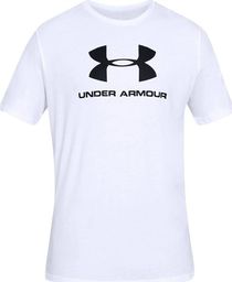  Under Armour Under Armour Sportstyle Logo Tee 1329590-100 białe S