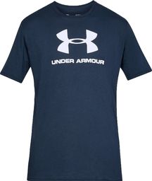  Under Armour Koszulka męska Sportstyle Logo Tee granatowa r. S (1329590-408)