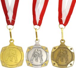 Medal Promo Judo/Karate Złoty Kwadrat 268711