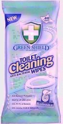 Green Shield Chusteczki nawilżane Green Shield Toilet 40 sztuk uniwersalny