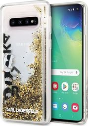 Karl Lagerfeld Etui KLHCS10ROGO Galaxy S10 czarno-złoty