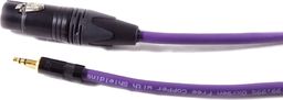 Kabel Melodika Jack 3.5mm - XLR 0.5m fioletowy
