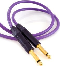 Kabel Melodika Jack 6.3mm  - Jack 6.3mm 1m fioletowy
