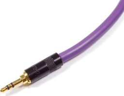 Kabel Melodika Jack 3.5mm - Jack 3.5mm 0.5m fioletowy