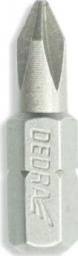  Dedra Końcówki wkrętakowe PH0x25mm, 3szt blister (18A02PH00-03)
