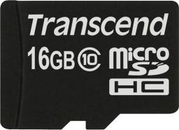 Karta Transcend 133x MicroSDHC 16 GB Class 10  (TS16GUSDC10)