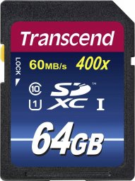 Karta Transcend 300x SDXC 64 GB Class 10 UHS-I  (TS64GSDU1)