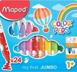  Maped Flamastry Jumbo Colorpeps 24 kolory