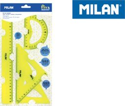  Milan Zestaw linijek żółty 4 sztuki MILAN