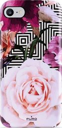  Puro Puro Glam Geo Flowers - Etui Iphone 8 / 7 / 6s / 6 (pink Peonies)