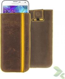  Valenta Valenta Pocket Stripe Vintage - Skórzane Etui Wsuwka Samsung Galaxy S5, Sony Xperia Z I Inne (brązowy)