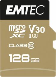 Karta Emtec Speedin Pro MicroSDXC 128 GB Class 10 UHS-I/U3 A1 V30 (ECMSDM128GXC10SP)
