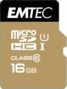 Karta Emtec Elite Gold MicroSDHC 16 GB Class 10 UHS-I/U1  (ECMSDM16GHC10GP)