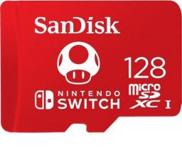 Karta SanDisk Nintendo Switch MicroSDXC 128 GB Class 10 UHS-I/U3 A1 V30 (SDSQXAO-128G-GNCZN)