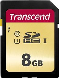 Karta Transcend 500S SDHC 8 GB Class 10 UHS-I/U1 V30 (TS8GSDC500S)