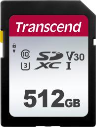 Karta Transcend 300S SDXC 512 GB Class 10 UHS-I/U3  (TS512GSDC300S)