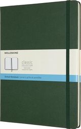  Moleskine Notes Classic XL 19x25 tw. kropki myrtle zielony