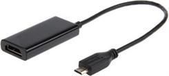 Adapter USB Gembird microUSB - HDMI + microUSB Czarny  (AMHL002)