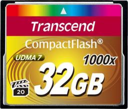 Karta Transcend 1000x Compact Flash 32 GB  (TS32GCF1000)
