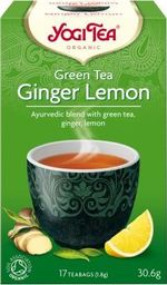  Yogi Tea YOGI TEA_Ginger Lemon Green Tea ajurwedyjska herbatka zielona z imbirem i cytryną 17 saszetek