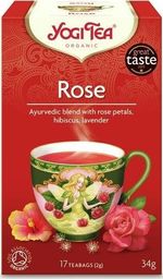 Yogi Tea YOGI TEA_Rose ajurwedyjska herbatka z rożą hibiskusem i lawendą 17 saszetek
