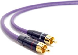 Kabel Melodika RCA (Cinch) x2 - RCA (Cinch) x2 1.5m fioletowy