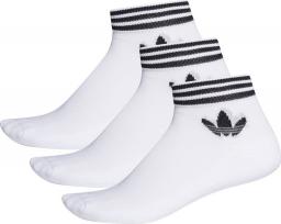  Adidas Skarpety Originals Trefoil Ankle Socks 3P białe r. 35-38 (EE1152)