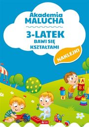 Akademia malucha. 3-latek bawi się kształtami