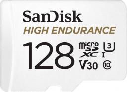 Karta SanDisk High Endurance MicroSDXC 128 GB Class 10 UHS-I/U3 A1 V30 (SDSQQNR-128G-GN6IA)