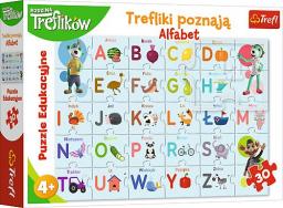  Trefl Puzzle Edukacyjne Trefliki Poznają Alfabet