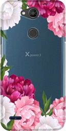  CaseGadget Nakładka do LG X Power 3 kwiaty świata