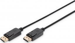 Kabel Digitus DisplayPort - DisplayPort 1m czarny (AK340100010S)